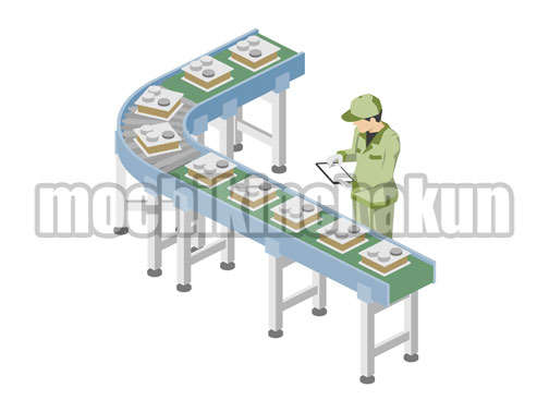 コンベアライン目視検査A（カラー）