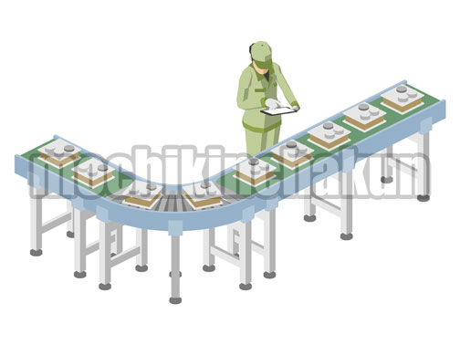 コンベアライン目視検査B（カラー）